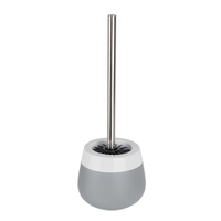 WENKO Malta WC-Garnitur 22052100,  Farbe: grau/ weiß