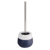 WENKO Malta WC-Garnitur 22536100,  Farbe: blau/ weiß