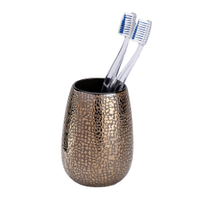 WENKO Marrakesh Zahnputzbecher 21642800,  Maße: Ø 8, 3 x 11, 4 cm,  Keramik