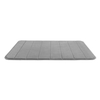 WENKO Memory Foam Stripes Badeteppich 23107100,  Maße (B x H): 50 x 80 cm,  light grey