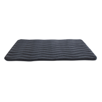 WENKO Memory Foam Waves Badteppich 23866100,  Maße (B x H): 50 x 80 cm,  dunkelgrau