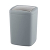 WENKO Mülleimer Barcelona L,  8, 5 Liter 23966100,  Farbe: grau