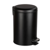 WENKO Mülleimer Leman Easy Close,  schwarz,  12 Liter 54913100,  1 Stück