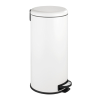 WENKO Mülleimer Leman Easy Close,  weiß 22709100,  Fassungsvermögen: 30 Liter