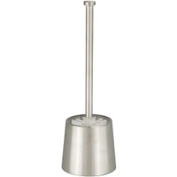 WENKO Moretta WC-Garnitur,  Edelstahl 17680100,  Maße: Ø 12 x 36 cm
