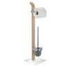 WENKO Nature Samona Stand WC-Garnitur 20397100,  1 Stück,  Maße (B x H x T): 20 x 71, 5 x 20 cm