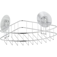 WENKO Osimo Static-Loc Eckablage 21576100,  1 Stück,  Maße (B: 26, 5 cm x H: 11, 5 cm x T: 19 cm)