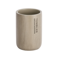 WENKO Palo Zahnputzbecher 22033100,  Maße (B x H x T): Ø 7, 5 x 9 cm