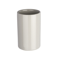 WENKO Polaris Pastel Zahnputzbecher 22426100,  Hellgrau