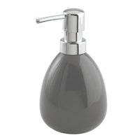 WENKO Polaris Seifenspender,  390 ml 20387100,  Farbe: grau
