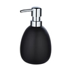 WENKO Polaris Seifenspender,  390 ml 24014800,  Farbe: schwarz / matt