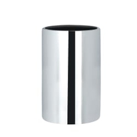 WENKO Polaris Zahnputzbecher 19893100,  Farbe: silber