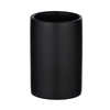 WENKO Polaris Zahnputzbecher 24013800,  Farbe: schwarz / mattiert