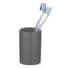 WENKO Polaris Zahnputzbecher 24016100,  Farbe: grau / mattiert