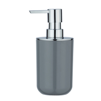 WENKO Posa Seifenspender 24063100,  Farbe: grau / chrom
