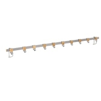 WENKO Premium Hakenleiste 54808100,  Länge: 80 cm,  10 Haken