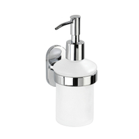 WENKO Puerto Rico Power-Loc Seifenspender,  200 ml 22283100,  Chrom/ Satiniert