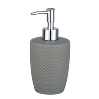 WENKO Punto Seifenspender,  380 ml 22959100,  Farbe: Grau