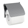 WENKO Punto Toilettenpapierrollenhalter 23358100,  Farbe: Grau