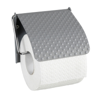 WENKO Punto Toilettenpapierrollenhalter 23358100,  Farbe: Grau