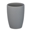 WENKO Punto Zahnputzbecher 22958100,  Farbe: Grau