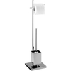 WENKO Quadro Stand WC-Garnitur 17110100,  Maße: 23, 5 x 72, 5 x 18, 5 cm