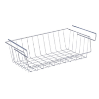 WENKO Regaleinhängekorb 2304100,  Silber glänzend