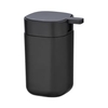 WENKO Seifenspender Davos,  matt 24832100,  Farbe: schwarz