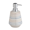 WENKO Seifenspender Navalon aus Keramik 24817100,  Farbe: Motiv Linien