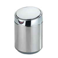 WENKO SENSO Tisch- und Kosmetikeimer 88511500,  Chrom