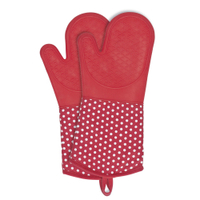 WENKO Silikon Topfhandschuhe 2102168100,  Farbe: rot