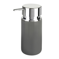 WENKO Silo Seifenspender,  250 ml 54730100,  Farbe: grau