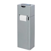 WENKO Stand WC-Garnitur Imon,  6 in 1 24213100,  1 Garnitur,  Farbe: grau