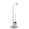 WENKO Stand WC-Garnitur Iria 25631100,  1 Stück - rostfreier Edelstahl