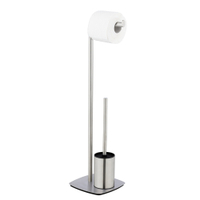 WENKO Stand WC-Garnitur Iria 25631100,  1 Stück - rostfreier Edelstahl