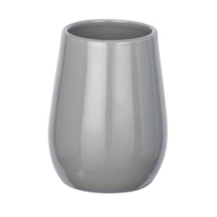 WENKO Sydney Zahnputzbecher 23272100,  Farbe: Grau