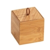 WENKO Terra Bambus Box,  mit Deckel 23922100,  Maße (B x H x T): 9 x 9 x 9 cm
