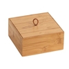 WENKO Terra Bambus Box,  mit Deckel 23923100,  Maße (B x H x T): 15 x 7 x 15 cm