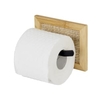 WENKO Toilettenpapierhalter Allegre,  Bambus,  15 x 12 x 6, 5 cm 25612100,  1 Stück