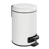 WENKO Treteimer Punto,  3 Liter 22956100,  Farbe: Weiß