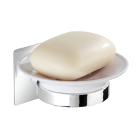WENKO Turbo-Loc Quadro Seifenablage 23849100,  Maße (B x H x T): 11 x 6, 5 x 11, 5 cm
