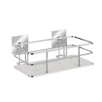 WENKO Turbo-Loc Quadro Wandablage 23854100,  Maße (B x H x T): 24 x 10 x 14, 5 cm