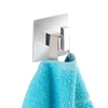WENKO Turbo-Loc Quadro Wandhaken 23845100,  Maße (B x H x T): 6, 5 x 6, 5 x 3, 5 cm