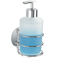 WENKO Turbo-Loc Seifenspender 18777100,  Fassungsvermögen: 285 ml,  Farbe: Weiß
