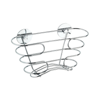 WENKO Turbo-Loc Shampoo-Ablage 21413100,  Maße: 29, 5 x 17 x 10 cm,  Edelstahl