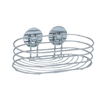 WENKO Turbo-Loc Wandablage 18775100,  Maße: 23, 5 x 10, 5 x 13, 5 cm,  Farbe: silber