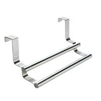 WENKO Twin Tür-Handtuchstange 79172100,  Maße: 23, 5 x 10, 5 x 8, 5 cm
