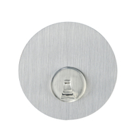 WENKO UNO Static-Loc Wandhaken 20194100,  Farbe: Grau