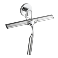 WENKO Vacuum-Loc Duschabzieher 20877100,  Breite: 25 cm,  Farbe: Silber / Glänzend