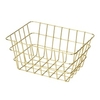 WENKO Viana Badkorb 24369100,  Farbe: gold